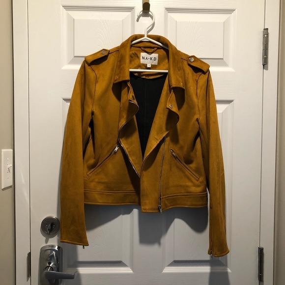 Suede Biker Jacket NA-KD - Picture 4 of 6